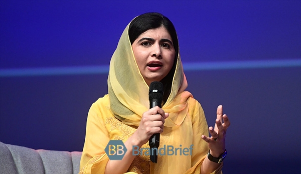 말랄라 유사프자이(Malala Yousafzai) 칸 라이언즈 2022 라이언하트 수상자.
  ⓒ프랑스 칸 = 이기륭 기자