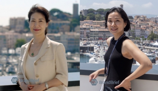 양수희 퍼블리시스그룹 코리아 CCO(좌), 박유진 CJ제일제당 글로벌 마케팅 리드. ©프랑스 칸 = 이준원 기자