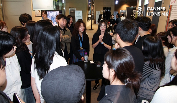 제일기획 박선미 카피라이터 오수빈 아트디렉터. ©서성진 기자