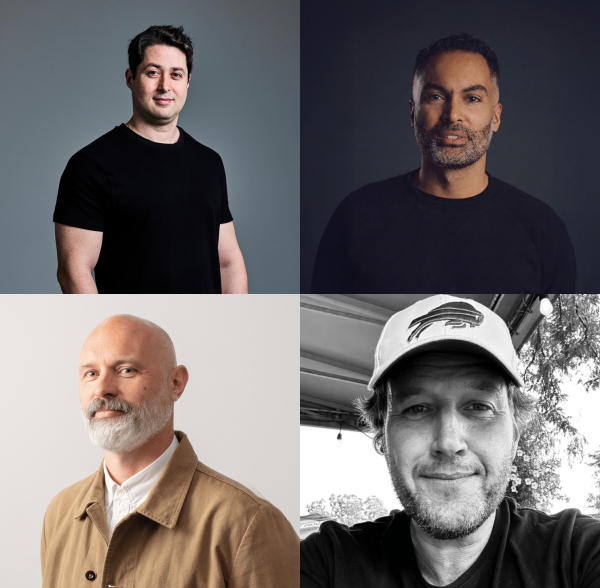 시계 방향으로 인더스트리 크래프트(Industry Craft) 심사위원장을 맡은 하파엘 지우(Rafael Gil) 아트플랜 CCO, 오디오 & 라디오(Audio & Radio) 부문 심사위원장을 맡은 오리엘 데이비스-라이언스(Oriel Davis-Lyons) 마더 뉴욕 CCO, 엔터테인먼트 라이언즈 포 게이밍(Entertainment Lions for Gaming) 부문 심사위원장을 맡은 롤리 톰슨(Lolly Thomson) M+C 사치 그룹 글로벌 공동 CCO, 아웃도어(Outdoor) 부문 심사위원장을 맡은 애런 스타크만(Aaron Starkman) 리싱크 글로벌 CCO. ⓒ칸라이언즈