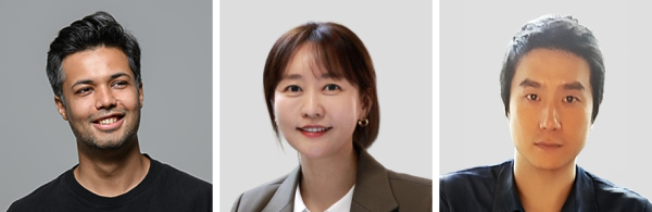 왼쪽부터 사판 카디르(Saffaan Qadir) 파울러스 CD, 심지혜 마스30 대표, 이승원 차이커뮤니케이션 이사. ⓒ칸라이언즈서울