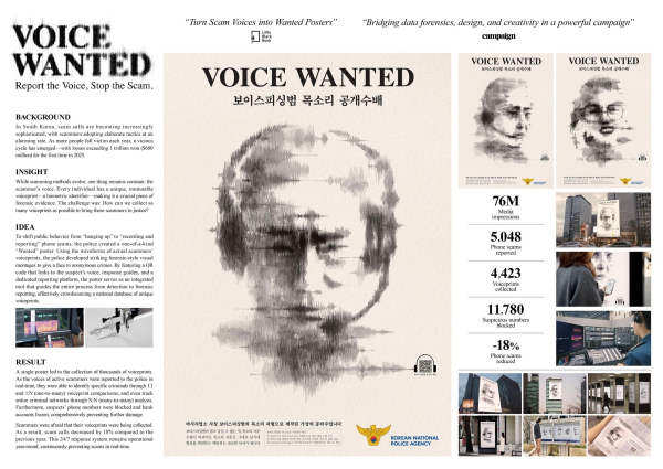 '보이스 원티드(Voice Wanted)' 캠페인. ⓒ스파이크스 아시아