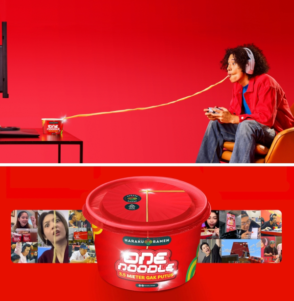 '원 누들(ONE NOODLE)' 캠페인. ⓒBLKJ HAVAS 싱가포르